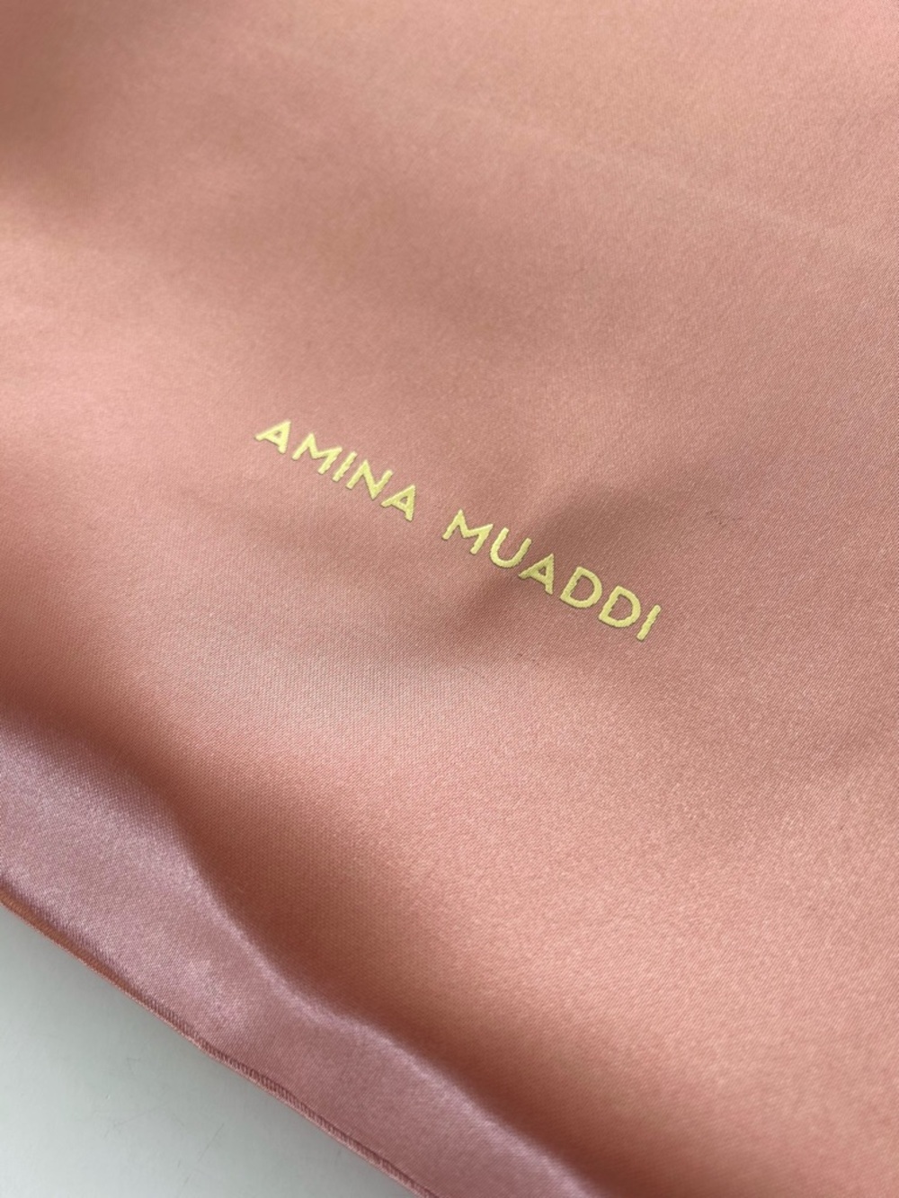 AMINA MUADDI Luxe Satin Dust / Travel Bag LN - Picture 3 of 5